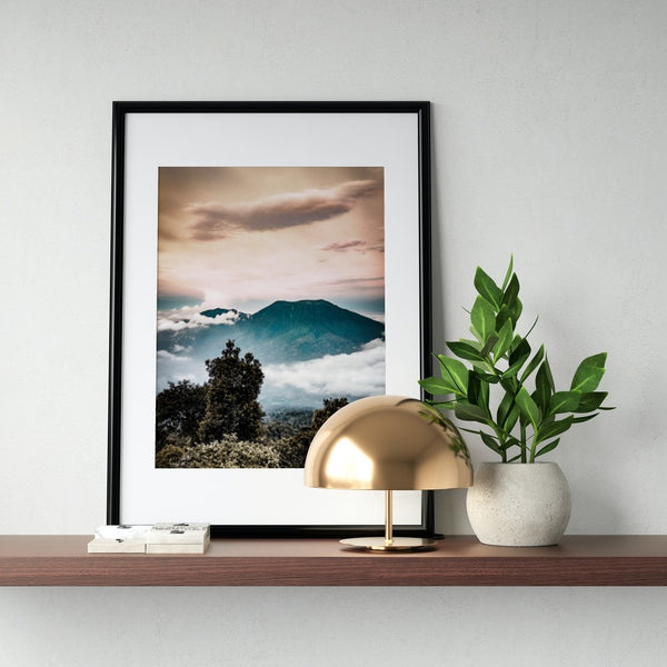 Mountain landscape 'Cloudy Peak' poster