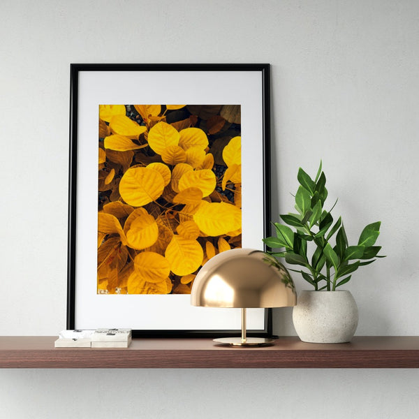 Tree Leaves 'Yellow Gold' Poster