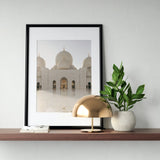 Moskee 'Sheikh Zayed' Triple Dome Sepia Poster