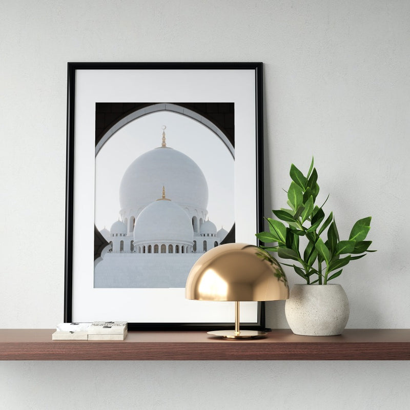 Moschee Mosque Sheikh Zayed Abu Dhabi UAE Premium Poster Arc Salam Artworks