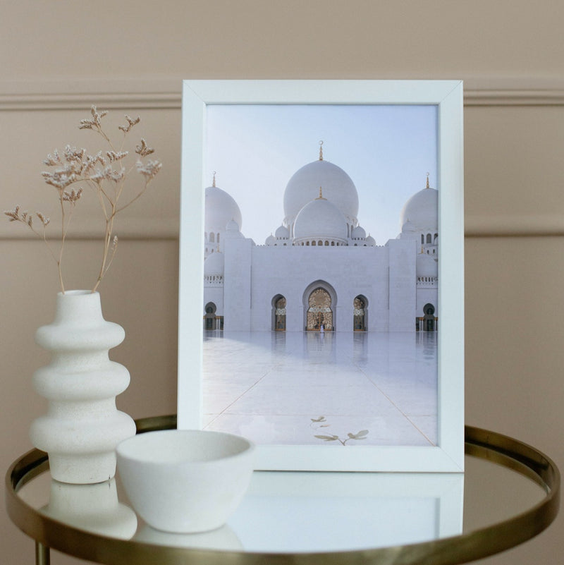 Moschee 'Sheikh Zayed' Triple Dome Poster