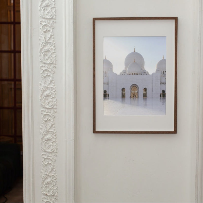 Moschee 'Sheikh Zayed' Triple Dome Poster