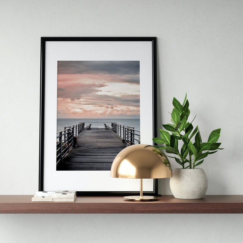 Affiche 'Sunset Pier' Pier '
