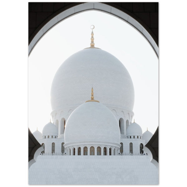 Moschee Mosque Sheikh Zayed Abu Dhabi UAE Premium Poster Arc Salam Artworks