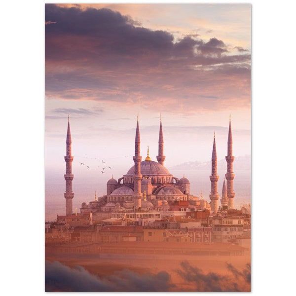 Affiche de la mosquée 'Sultan Ahmet' Sunset