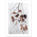 Cartel de la rama de follaje 'otoño'