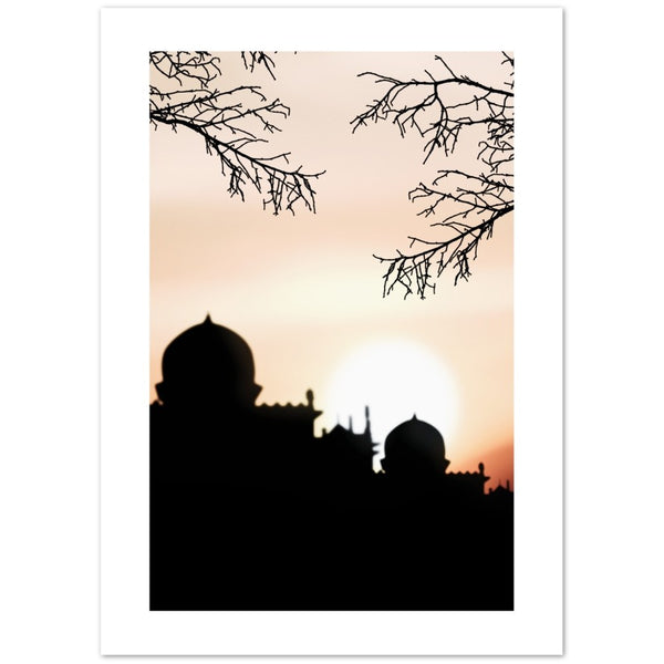 Oriental Skyline Sunset Islam Islamic Architecture Premium Poster Salam Artworks